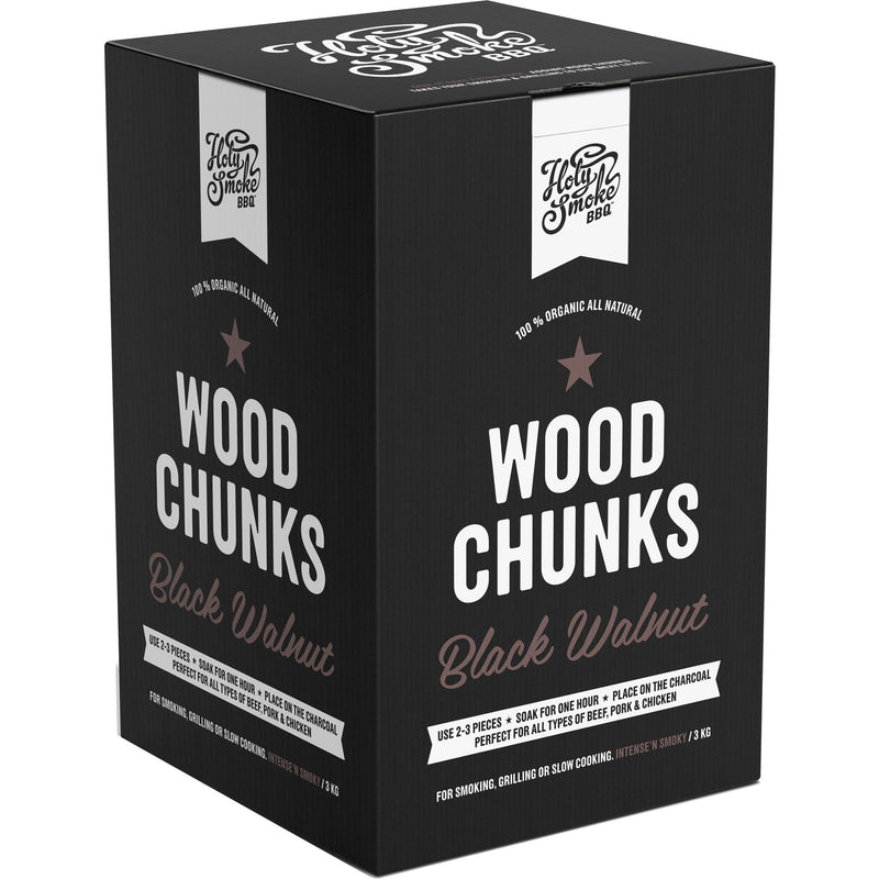 Se Holy Smoke BBQ Wood Chunks 3 kg, walnut ✔ Kæmpe udvalg i Holy Smoke BBQ ✔ Meget billig fragt og hurtig levering: 1 - 2 hverdage - Varenummer: KTO-HSBBQ-3-SWWAL og barcode / Ean: &