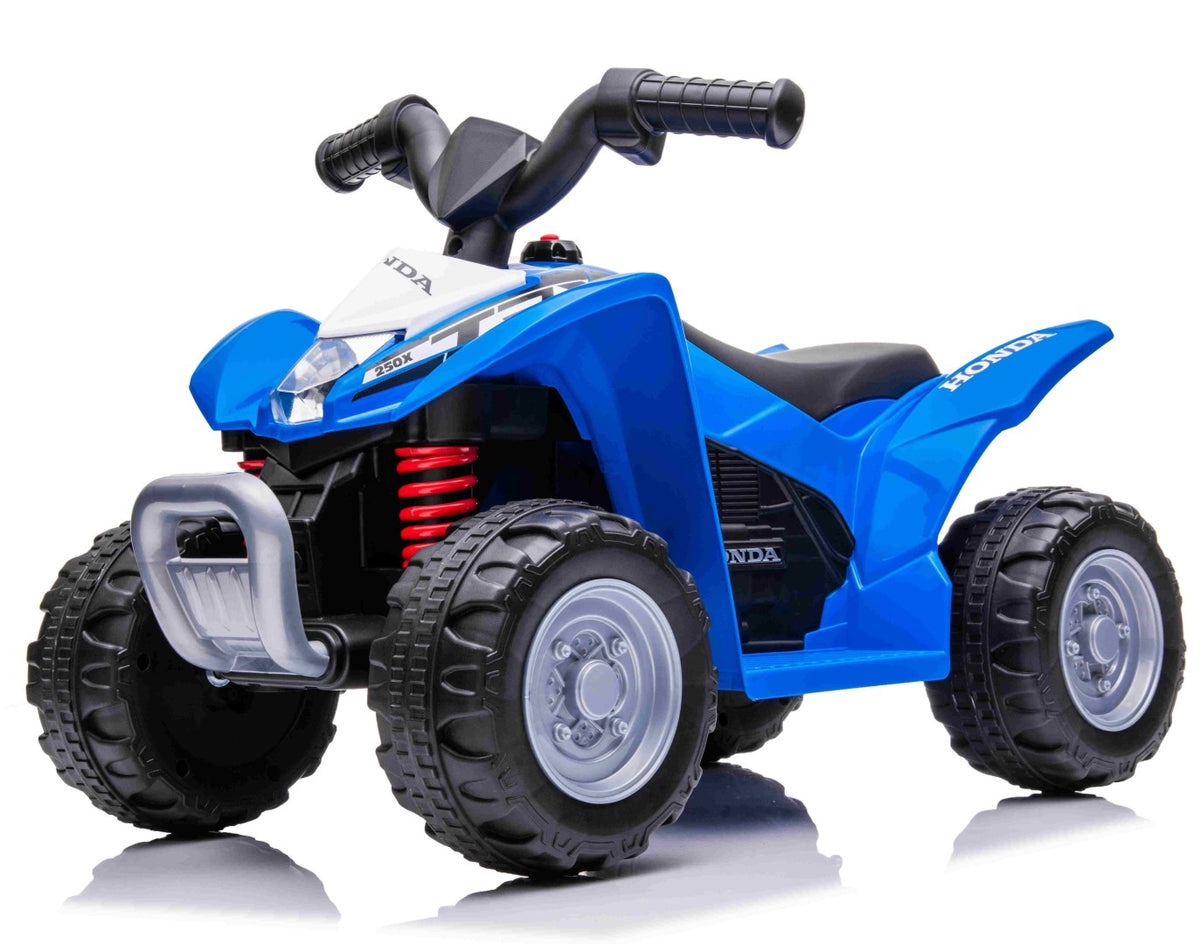Se Honda TRX250X EL-ATV til børn m/7,2V Lithium + Lædersæde, Blå ✔ Kæmpe udvalg i MegaLeg - Køb online på udsalg og tilbud lige nu ✔ Billig fragt og hurtig levering - Varenummer: MMAction-28377 og 5712548283771 på lager - Udsalg på EL Biler til Børn 6-8V Op til 63% rabat - Mere end 1.329 populære mærker på udsalg