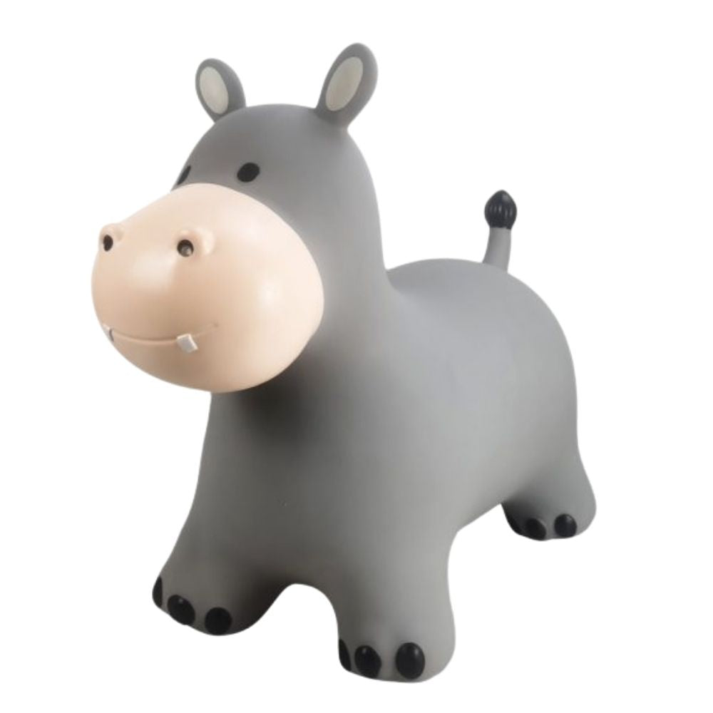 Hoppedyr formet som flodhesten Holger fra Find that Hippo til børn fra 24 måneder