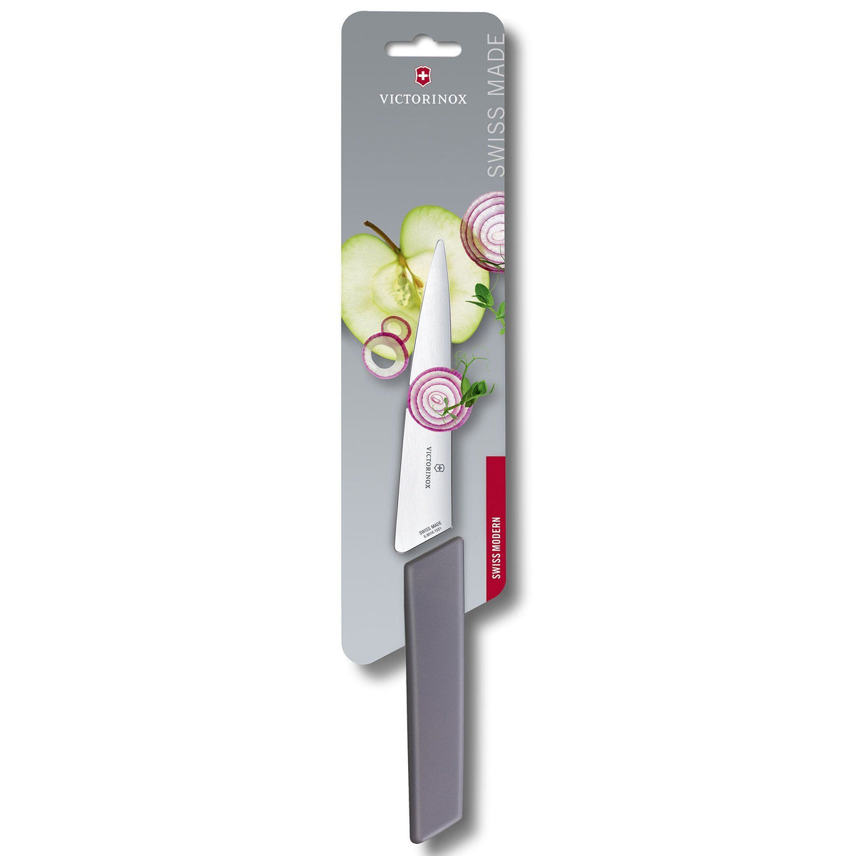 Victorinox Swiss Modern kokkekniv i lavendel med 15 cm blad