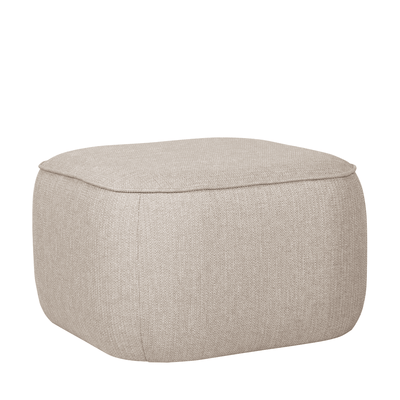 Se Hübsch Cube Pouf på udsalg! 57x57x39cm, sand. Billig fragt & hurtig levering. Spar op til 52% på interiør. Køb nu!