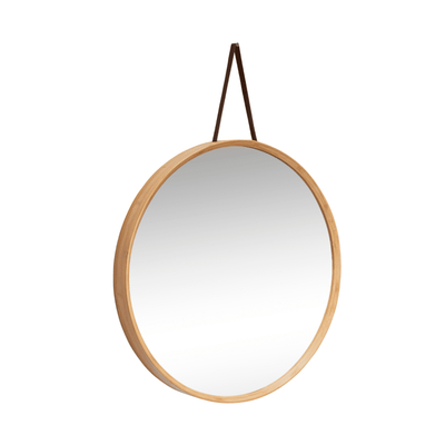 Se Hübsch Mood Wall Mirror på udsalg! Ø60x6cm - natur. Billig fragt & hurtig levering. Spar op til 62% på spejle. Over 785 brands på tilbud.