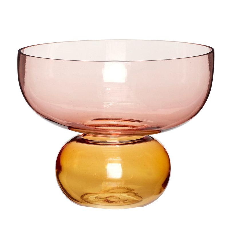 Se Hübsch Show vase 25 cm, rav/lyserød ✔ Kæmpe udvalg i Hübsch ✔ Meget billig fragt og hurtig levering: 1 - 2 hverdage - Varenummer: KTO-661201 og barcode / Ean: &