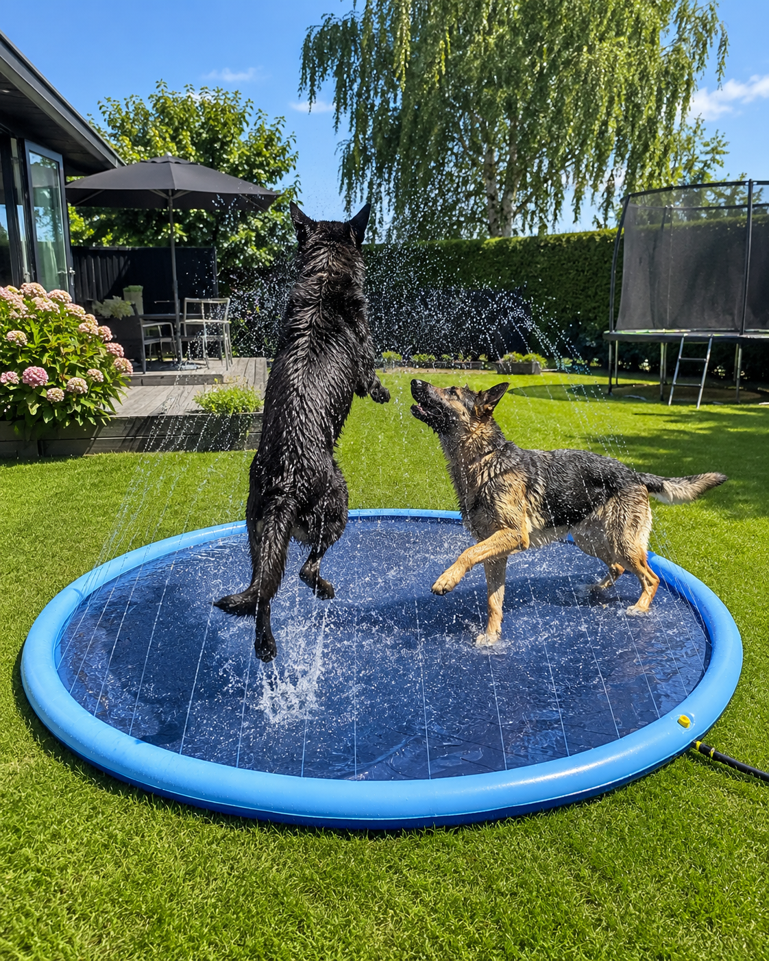 Se Hundepool med vandsprinkler (fås i størrelser til store og små hunde) - 150 cm. ✔ Kæmpe udvalg i Satana - Køb online på udsalg og tilbud lige nu ✔ Billig fragt • Hurtig levering - Varenummer: Satana-1160415 på lager - Udsalg på Antioxidanter Spar helt op til 57% - Kæmpe udsalg på over 739 brands