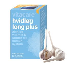 Se Hvidløg Long Plus VitaCare &  120 tab. ✔ Kæmpe udvalg i  KopK - Køb online på udsalg og tilbud lige nu ✔ Hurtig levering: 1 - 2 Hverdage samt billig fragt - Varenummer: HG-17855 og barcode / Ean: 5709920400475 på lager - Udsalg på Vitacare Jemo Pharm A/S > > Spar op til 66% - Over 1354 design brands på udsalg