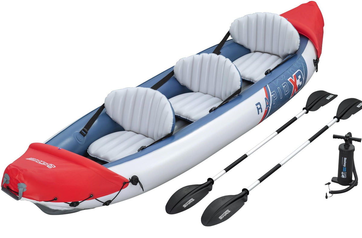 Se Hydro Force Kayak 381 x 100 cm Rapid X3 (2025 model) ✔ Kæmpe udvalg i Bestway - Køb online på udsalg og tilbud lige nu ✔ Lav fragtpris og hurtig levering - Varenummer: MMAction-17865132 og 6941607364604 på lager - Udsalg på Gummibåde / kayak Spar stort – op til 59% - Eksklusivt udsalg på over 2.739 mærker
