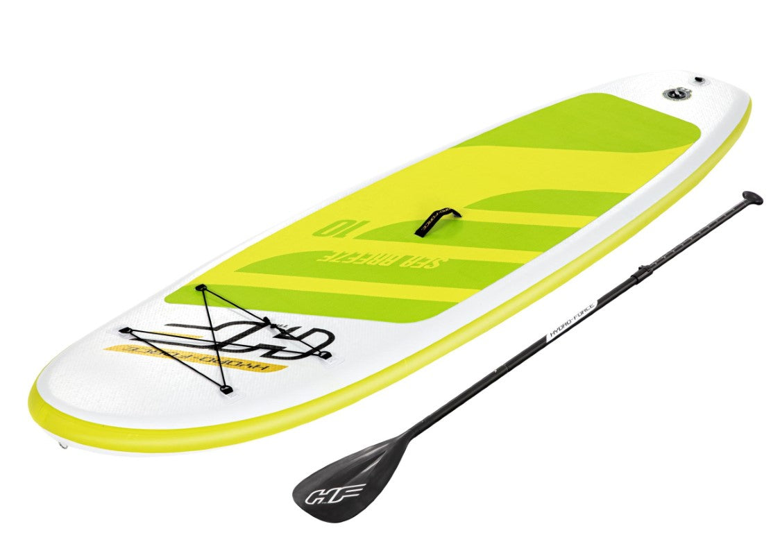 Se Hydro-Force Sea Breeze SUP Paddle Board 305 x 84 x 12 cm ✔ Kæmpe udvalg i Bestway - Køb online på udsalg og tilbud lige nu ✔ Billig fragt • Hurtig levering - Varenummer: MMAction-17865340 og 6942138977264 på lager - Udsalg på SUP Paddle boards Spar helt op til 57% - Kæmpe udsalg på over 739 mærker
