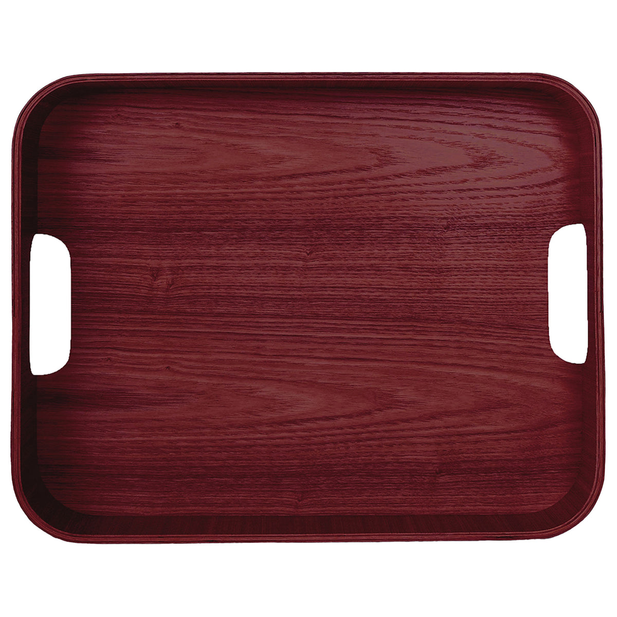 Vinrød rektangulær serveringsbakke Hanna fra Sagaform, 35 x 28 cm