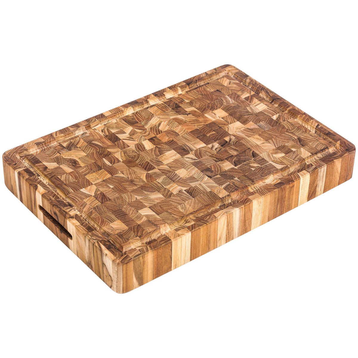 Stort Teakhaus Butcher Block skærebræt 313 på 52 x 36 cm