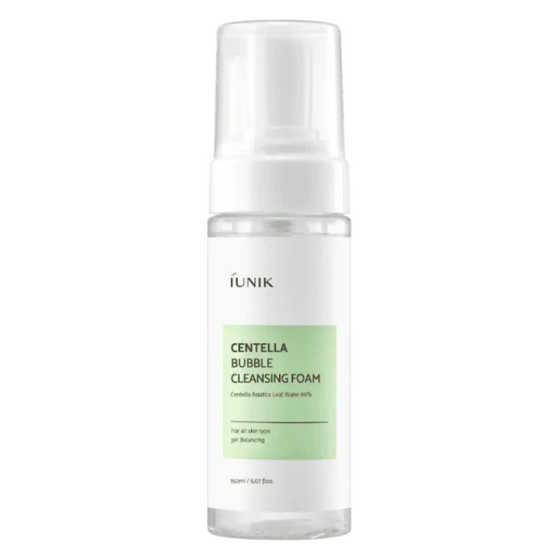 iUNIK Centella Bubble Cleansing Foam, ansigtsrens i 150 ml