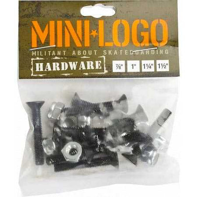 Se Mini Logo Bolte 1" (25 mm.) 1 pose 25mm ✔ Kæmpe udvalg i  Mini Logo ✔ Hurtig levering: 1 - 2 Hverdage samt billig fragt - Varenummer: JUCO-tmpml2100t og barcode / Ean: '845584042516 på lager - Udsalg på Tilbehør til skateboard Spar op til 67% - Over 1150 kendte brands på udsalg
