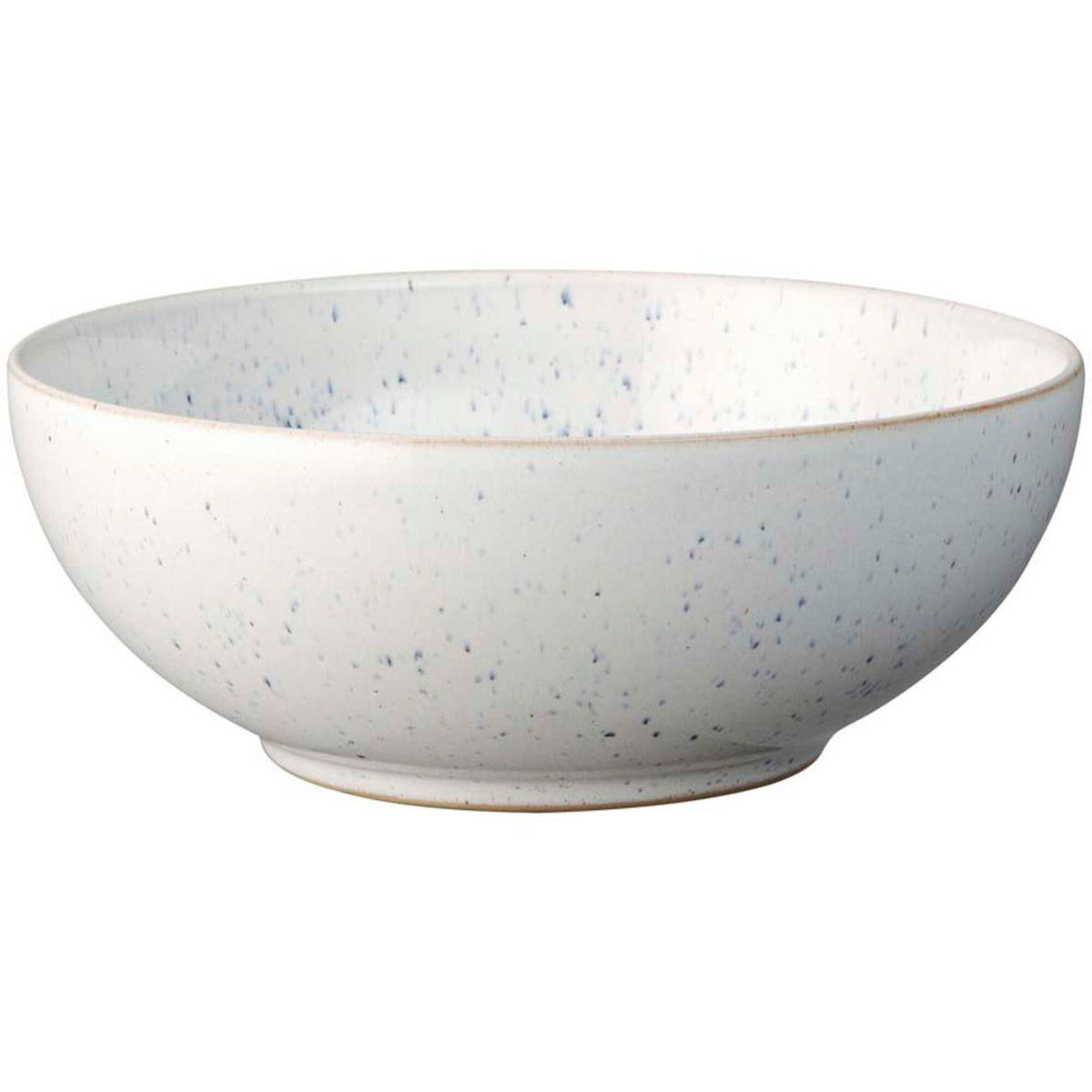 Kalkhvid dyb skål fra Denby Studio Blue, 17 cm, til morgenmad og supper