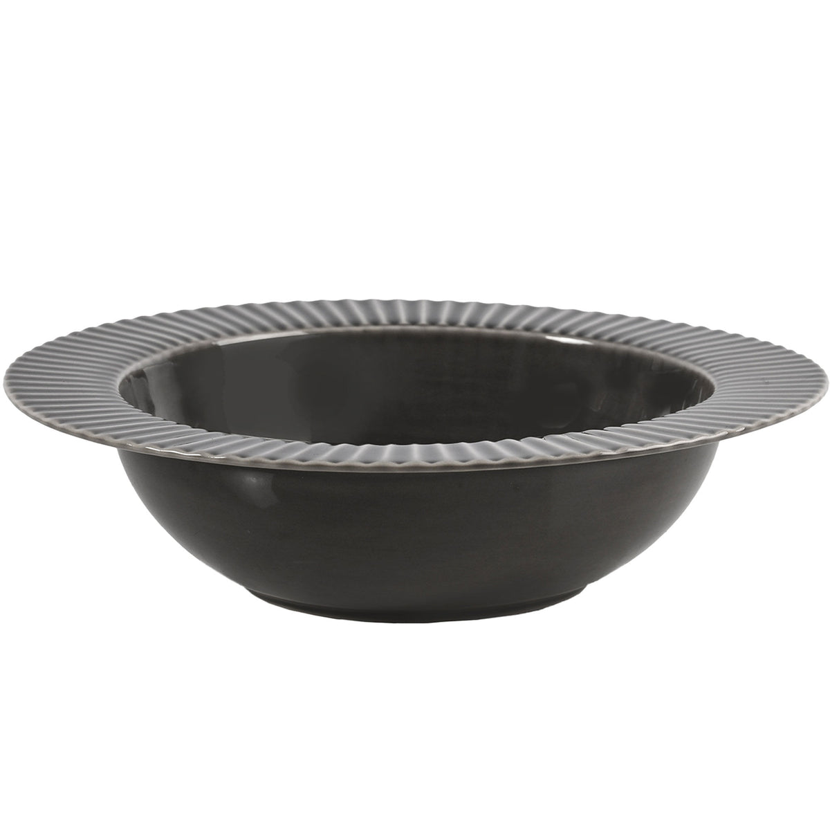 Grå dyb tallerken fra Sagaform Coffee & More, 22 cm i diameter