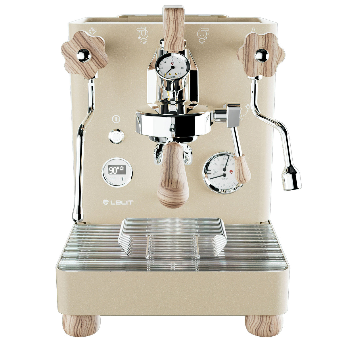Lelit Bianca espressomaskine i guldfinish