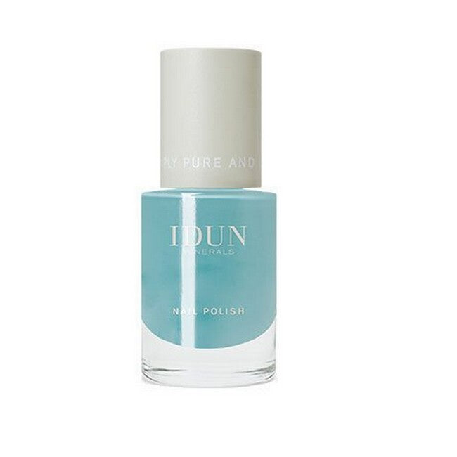 Flaske Idun Minerals neglelak i nuancen Azurit, 11 ml