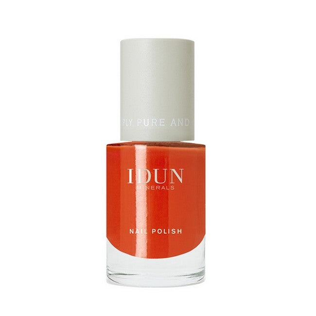 Idun Minerals neglelak i nuancen Karneol, flaske på 11 ml