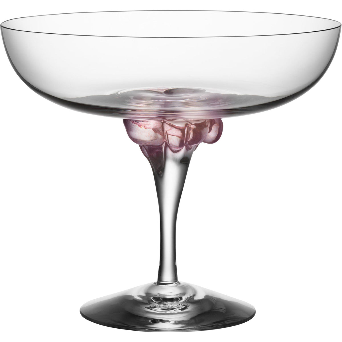 Rosa Kosta Boda Sugar Dandy coupeglas på 32 cl