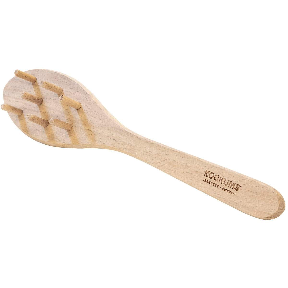 Pastaslev i træ med rundede pigge fra Kockums Jernverk, 30 cm