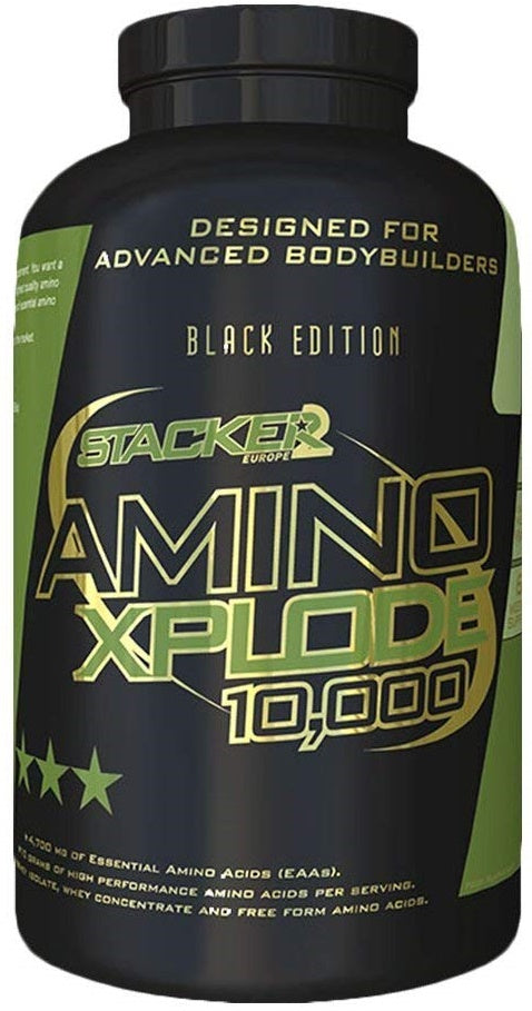 Pakke med Stacker2 Europe Amino Xplode 10 000 aminosyretabletter, 420 tabletter