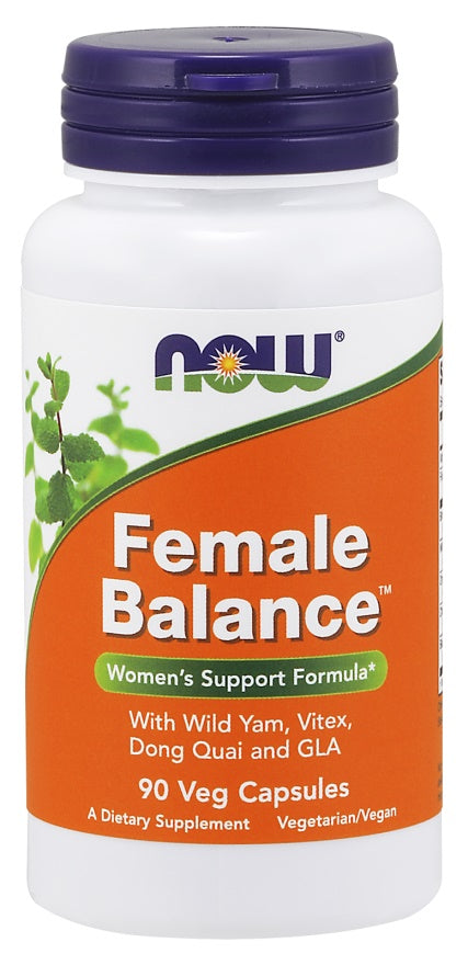 NOW Foods Female Balance multivitamin til kvinder, pakke med 90 vegetabilske kapsler