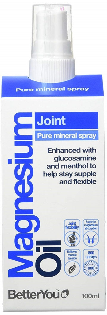 Sprayflaske BetterYou magnesiumolie med glukosaminsulfat, 100 ml