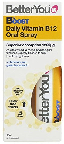 BetterYou Boost B12 mundspray i flaske, 25 ml