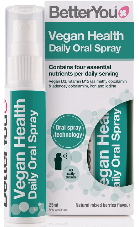 BetterYou vegansk multivitamin som mundspray, 25 ml