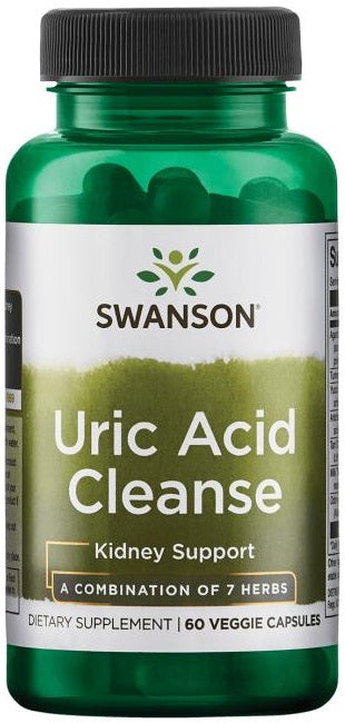 Swanson Uric Acid Cleanse vegansk kosttilskud, 60 vcaps