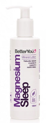 Flaske med BetterYou Magnesium Sleep Mineral Lotion, 180 ml