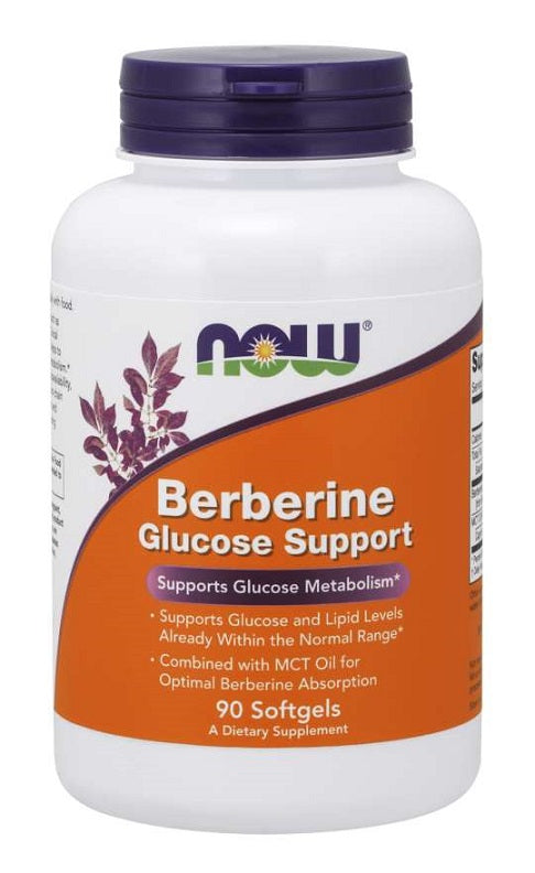 NOW Foods Berberin 400 mg, pakke med 90 bløde kapsler