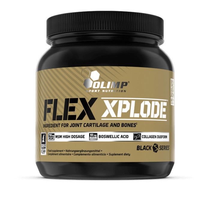 Dåse med Olimp Nutrition Kollagen Flex Xplode i Grapefruit-smag, 504 g