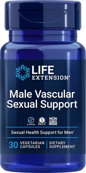 Pakning med Life Extension kosttilskud med sort ingefær, 30 vegetariske kapsler