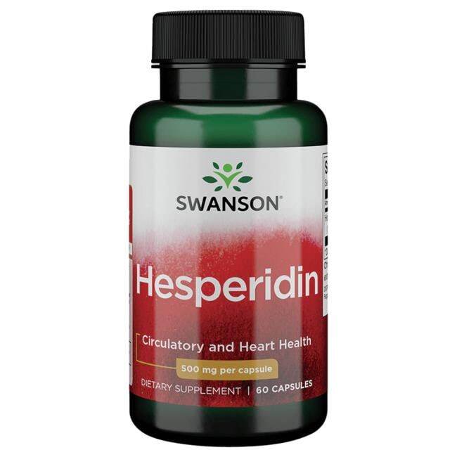 Swanson Hesperidin 500 mg kosttilskud, pakke med 60 kapsler