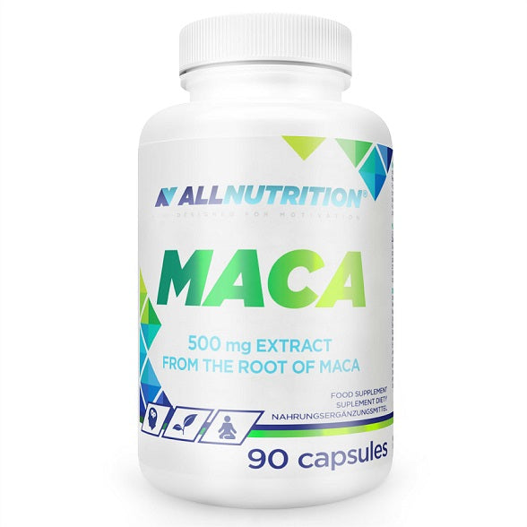 Pakning med Allnutrition Maca 500 mg, 90 kapsler