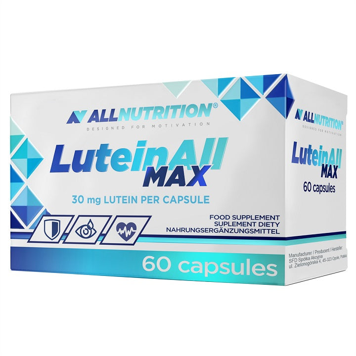 Allnutrition LuteinAll Max, pakning med 60 kapsler med Tagetes erecta og Vaccinium myrtillus