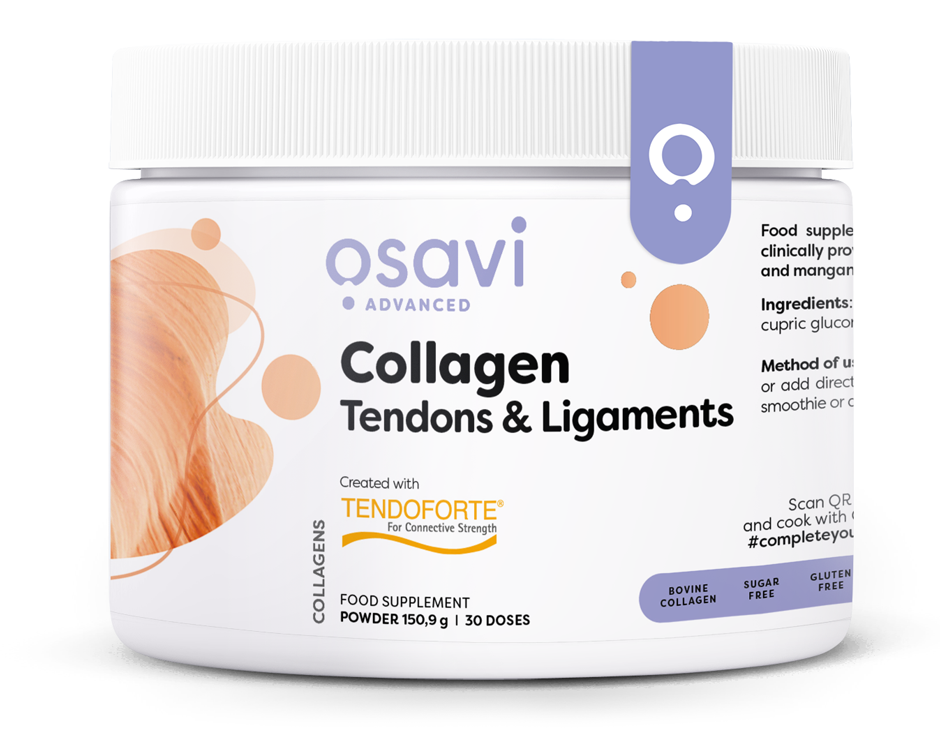 Beholder med Osavi kollagenpeptider Sener og ledbånd, 150,9 g