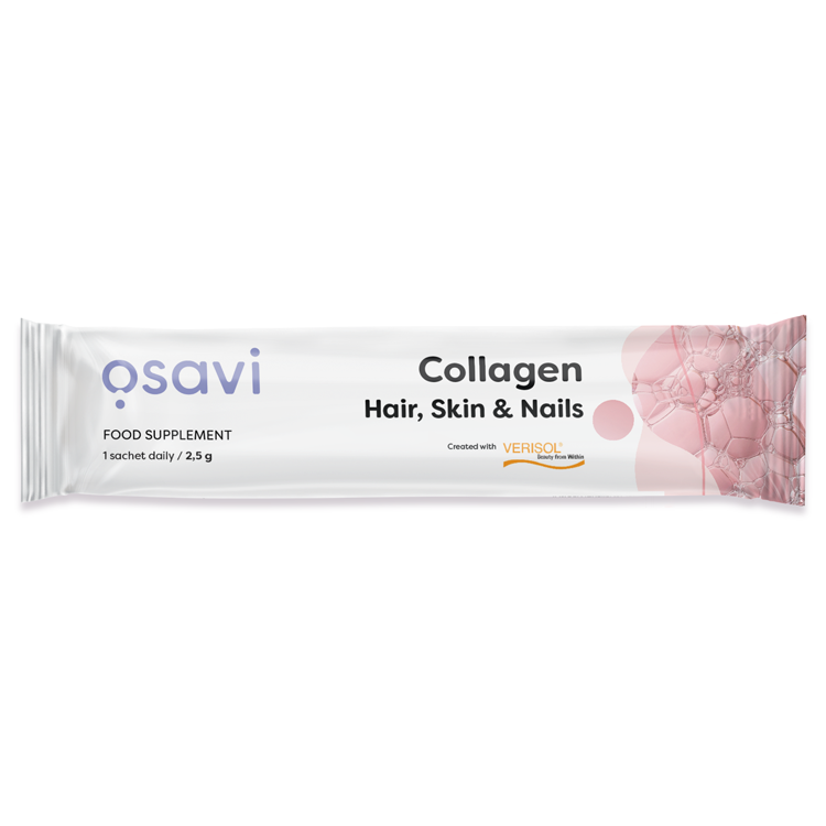 Osavi Collagen Peptides usmagsat brevpose med 2,5 g VERISOL kollagenpeptider