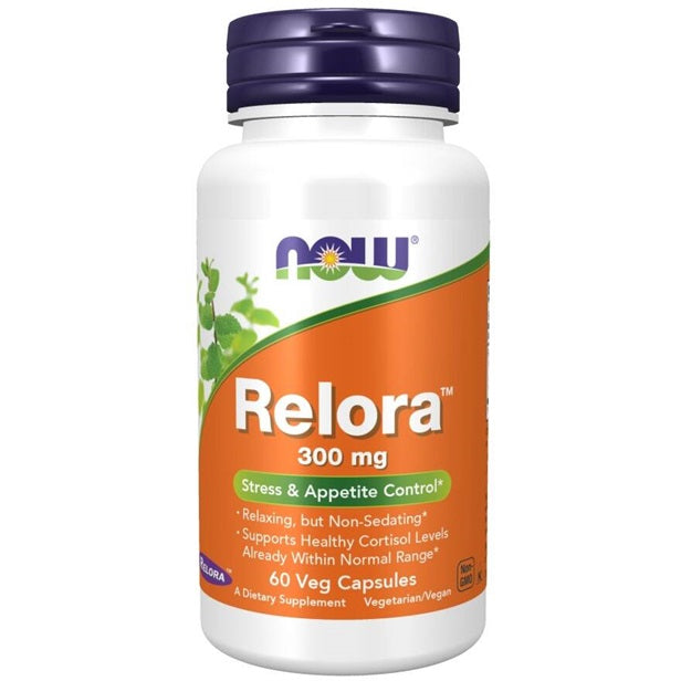 Pakning med NOW Foods Relora, 300 mg, 60 vegetabilske kapsler