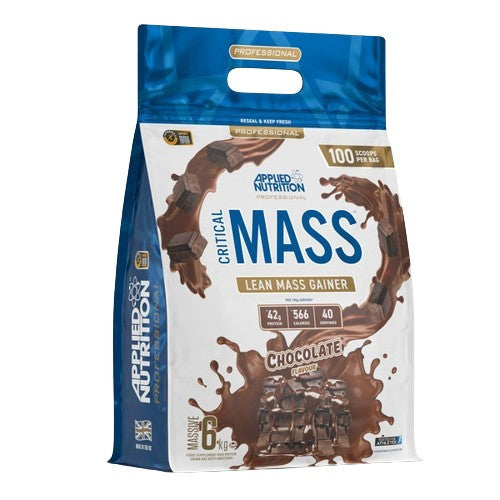 Stor pose med Applied Nutrition Critical Mass Professional, chokolade, 6000 g