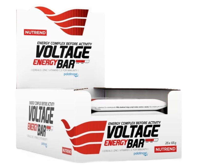 Nutrend Voltage Energy bar med smag af Forest Berries, 25 barer á 65 g