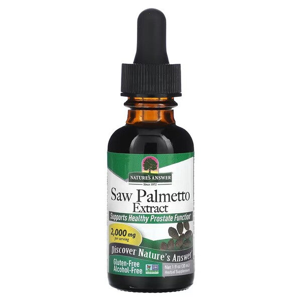 Nature's Answer Savpalme-ekstrakt 2000 mg, 30 ml, flydende kosttilskud