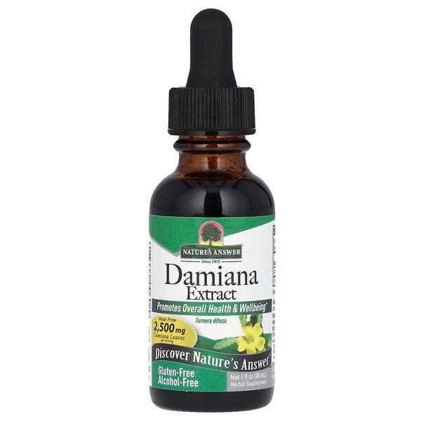 Nature's Answer Damiana-ekstrakt, flydende urteekstrakt 30 ml