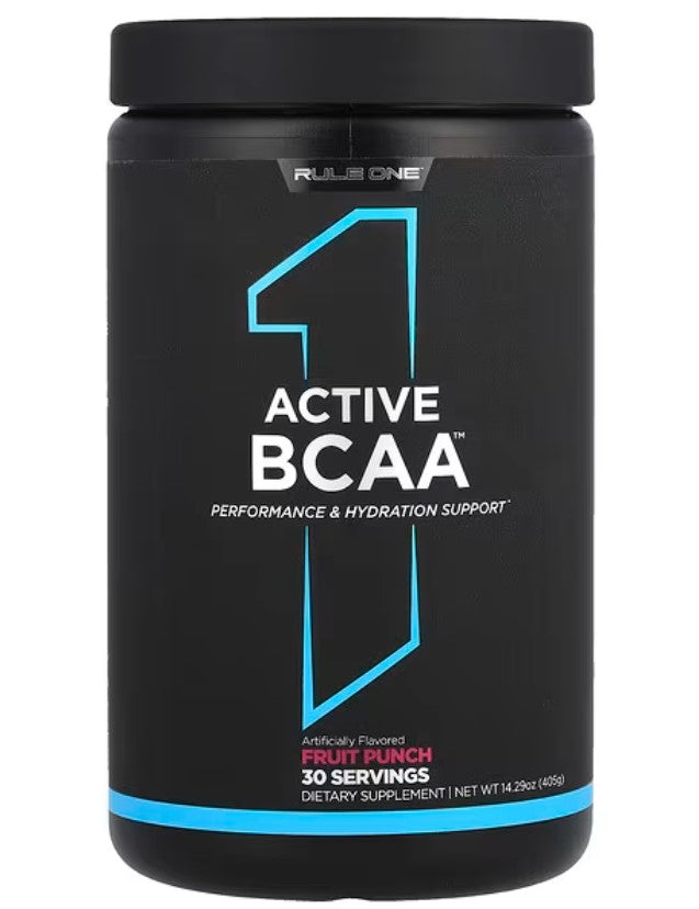 Rule One Active BCAA pulver i smagen Fruit Punch, 405 g