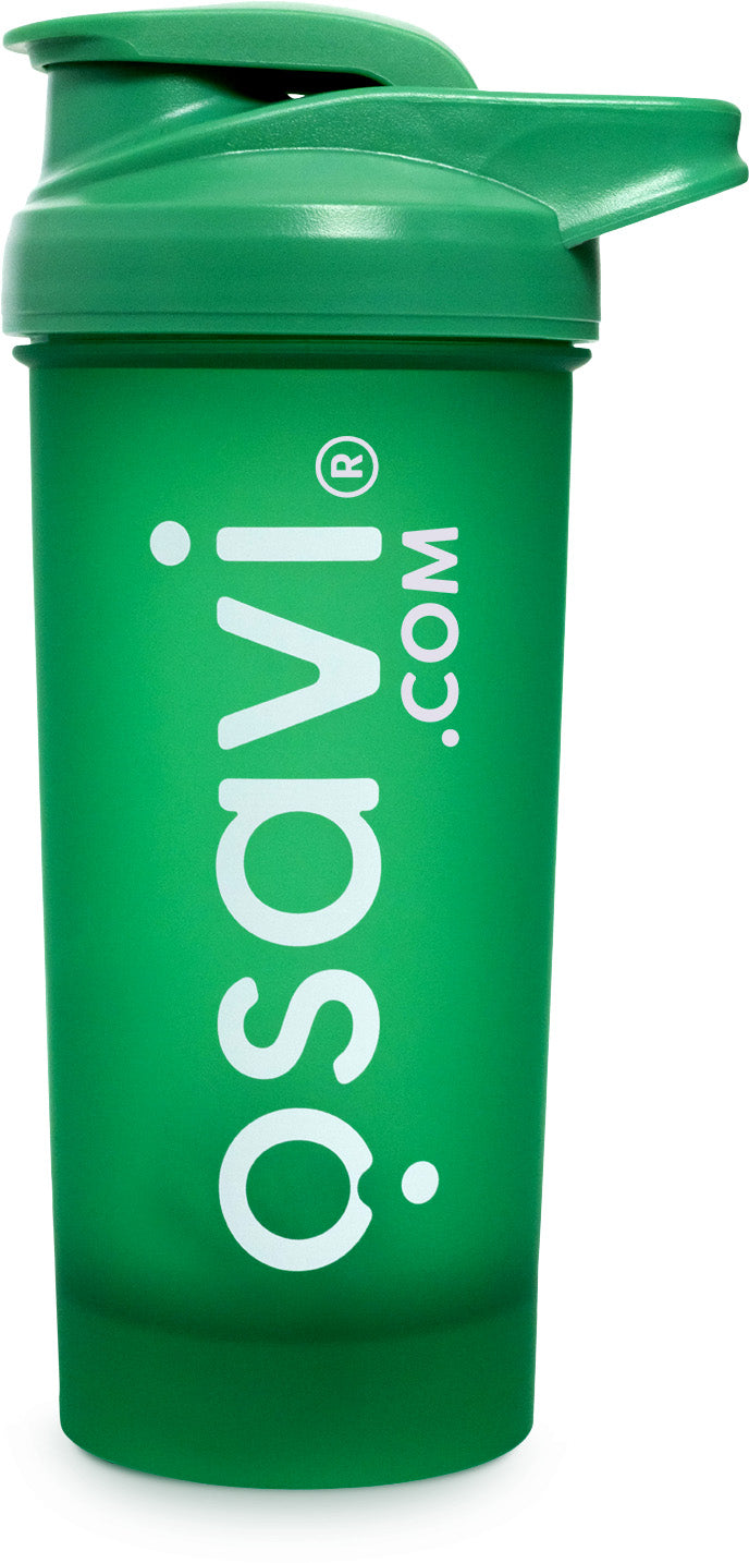 Grøn Osavi shaker på 700 ml til blanding af pulver