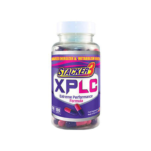 Beholder Stacker2 Europe Stacker 3 XPLC pre-workout kapsler med koffein, 100 stk.