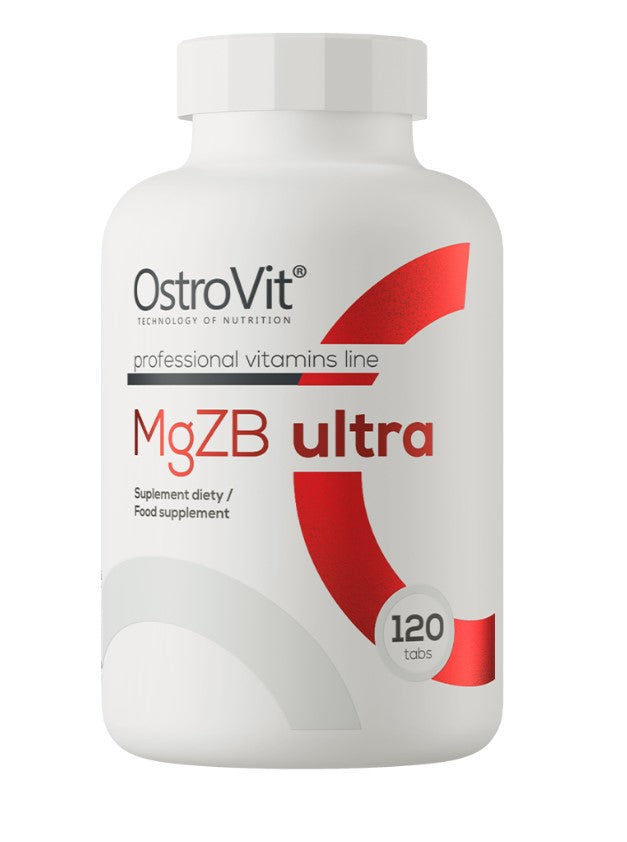 Pakning med OstroVit MgZB Ultra zink og magnesium, 120 tabletter