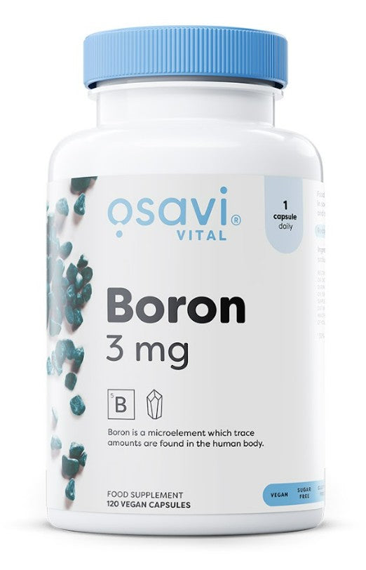 Pakke med Osavi bor 3 mg, 120 veganske kapsler