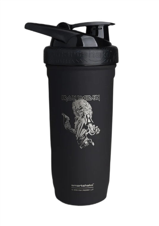 SmartShake Reforce Stainless Steel shaker i Iron Maiden Killers-design, 900 ml