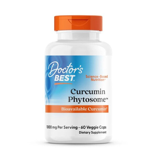 Doctor's Best Curcumin Phytosome 500 mg i pakning med 60 vcaps
