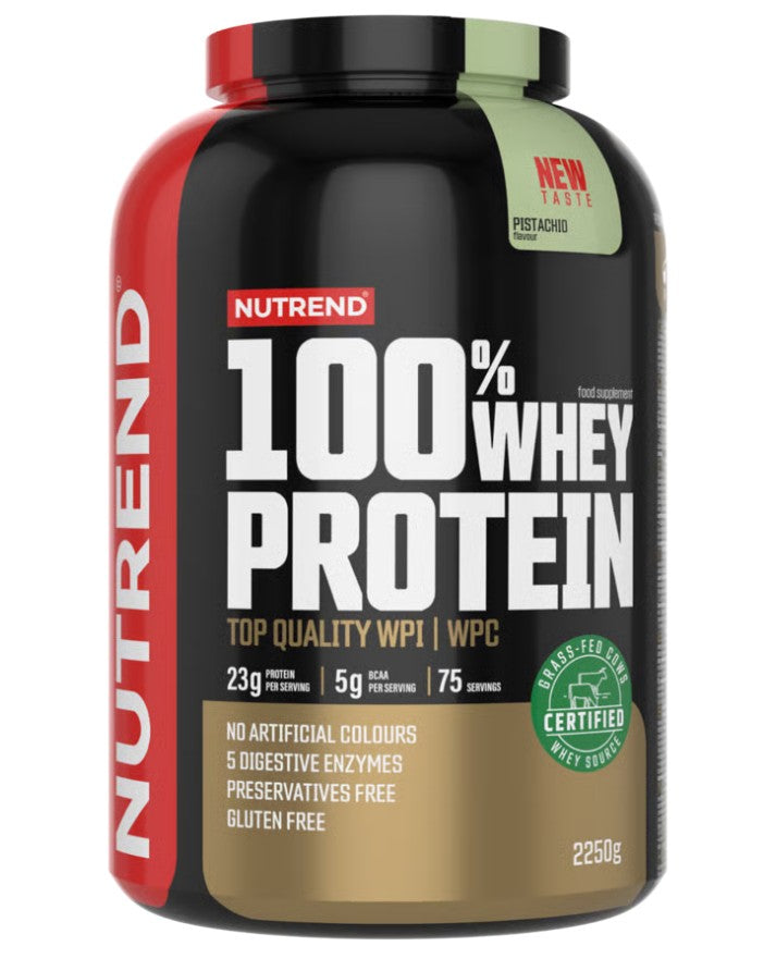 Nutrend 100% Whey Protein valleprotein med pistaciesmag, 2250 g